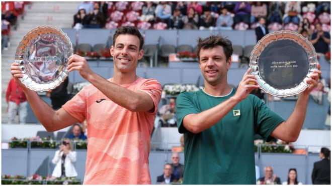 Granollers y Zeballos, campeones del Mutua Madrid Open 2025 en dobles masculinos. (Foto: Cordon Press)