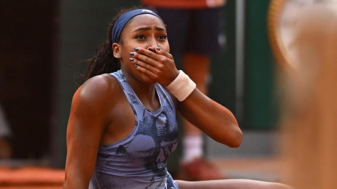 Coco Gauff llora tras ganar Roland Garros ('X' @RolandGarros)