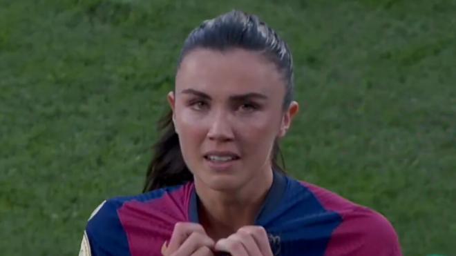 Ingrid Engen en el momento del cambio (Captura de 'La 2')