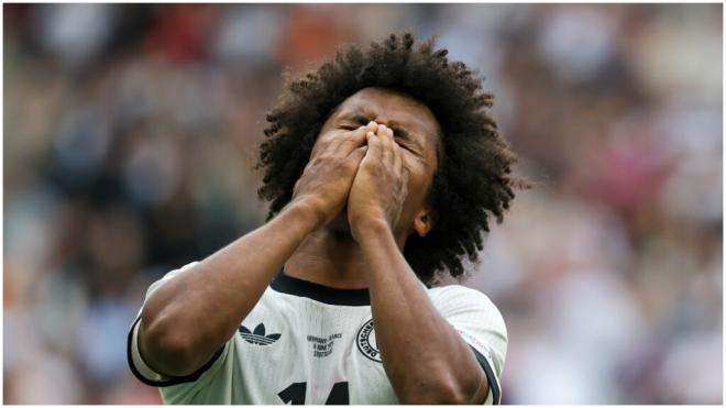 Karim Adeyemi en el partido contra Francia. (Foto: EFE)