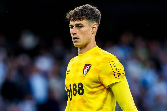 Kepa Arrizabalaga, en un partido con el Bournemouth (Foto: Cordon Press).