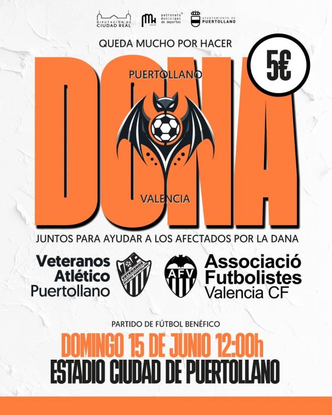 Leyendas del Valencia CF se enfrentarán al Puertollano