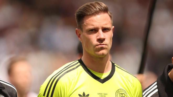 Marc André Ter Stegen en un partido con Alemania en la Nations League (Foto: Cordon Press)