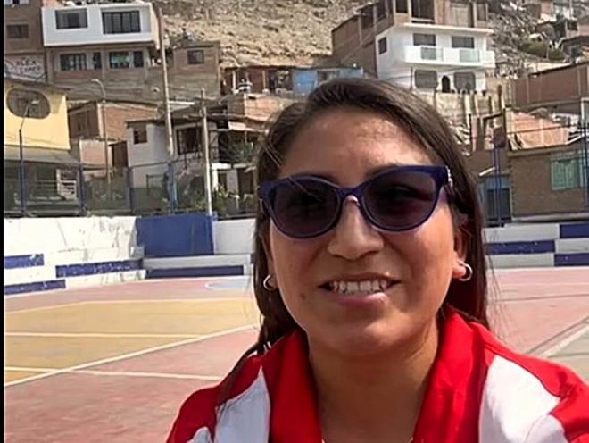Rosina saluda desde Lima, Perú, a su amigo Oscar de Marcos (Foto: ElDesmarque).