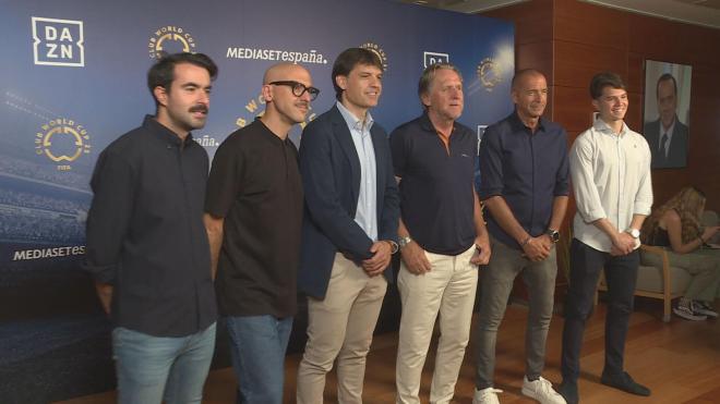 El equipo para el Mundial de Clubes en Mediaset (Foto: ElEDesmarque)