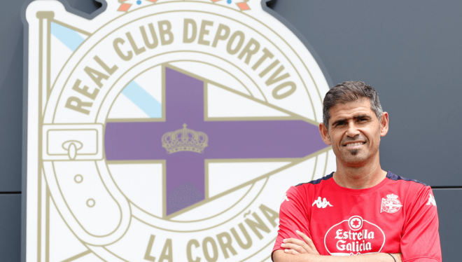 Antonio Hidalgo, nuevo entrenador del Dépor (Foto: RCD).
