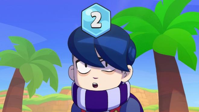 Edgar ejemplifica la subida de nivel del MOBA de Brawl Stars.