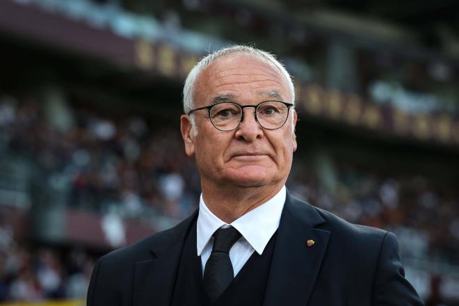 Claudio Ranieri, en un partido de la AS Roma (Foto: Cordon Press).