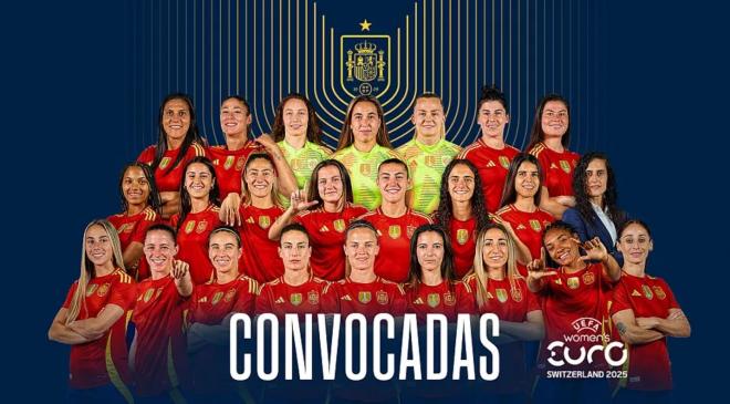 Convocatoria de la Selección Española Femenina para la Eurocopa de Suiza (Foto: RFEF).