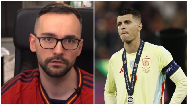 ElXokas denunció los mensajes hacia Álvaro Morata y le defendió.