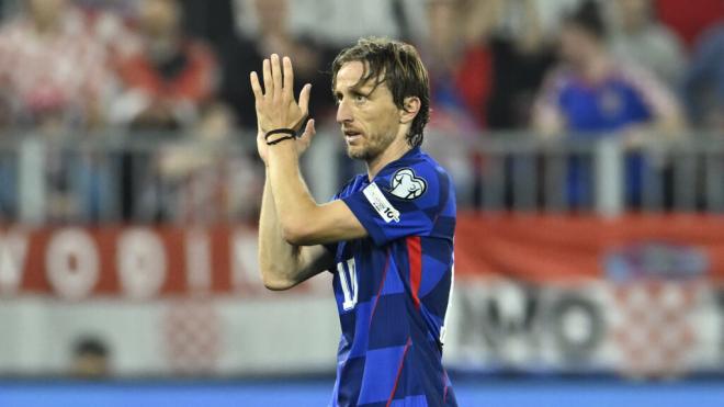 Luka Modric volvió a demostrar la calidad que tiene en la goleada de la Selección Croata (Foto: HNS_CFF).