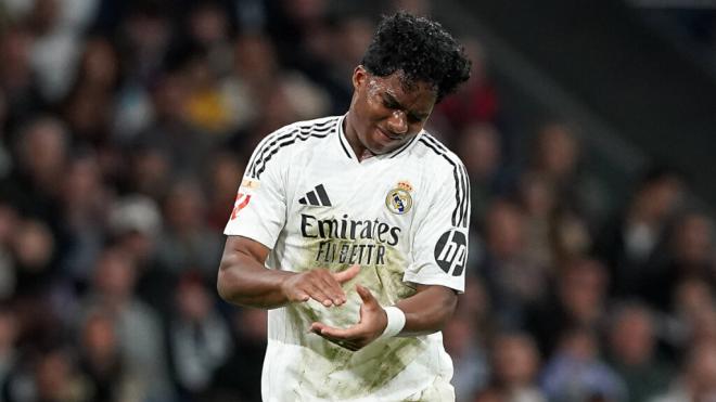 Endrick en un partido del Real Madrid (Cordon Press)
