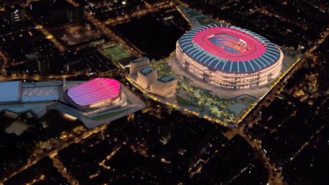 El Barça muestra como será el Camp Nou (FC Barcelona)