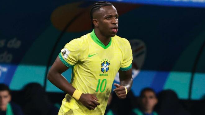 Vinicius Jr en el partido ante Paraguay (Foto: Cordon Press)