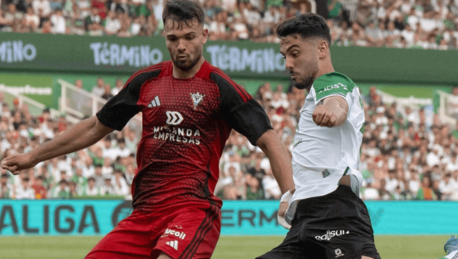 Lance del partido de ida en Santander (Foto: LaLiga).