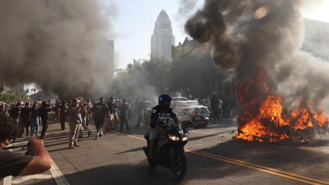 Protestas en Los Ángeles (Europa Press)