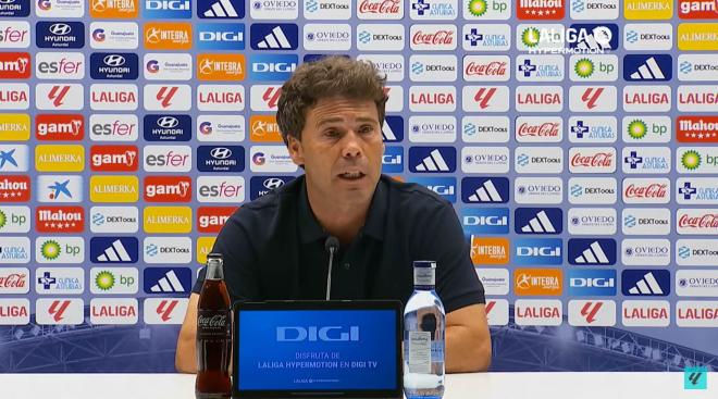 Rubi, en rueda de prensa.