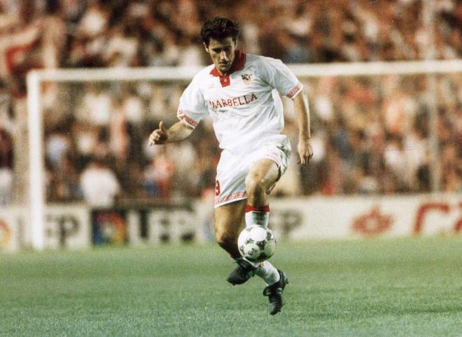 Davor Suker, en su etapa en el Sevilla.