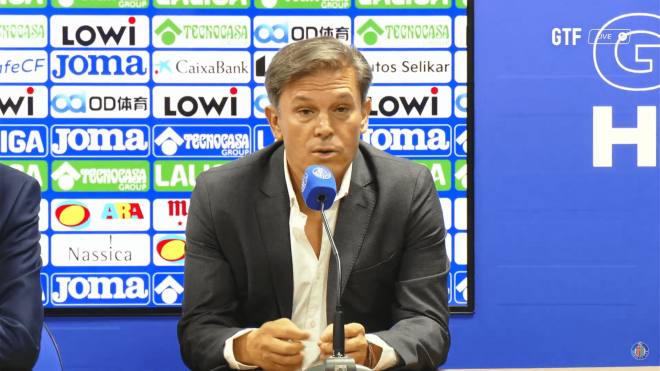 Toni Muñoz, en sala de prensa.