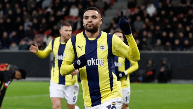 Youssef En-Nesyri celebra un gol con el Fenerbahce (Foto: FSK).