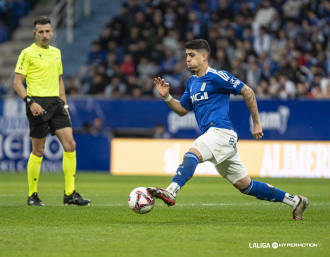 Santi Colombatto, en el Real Oviedo (Foto: LALIGA).
