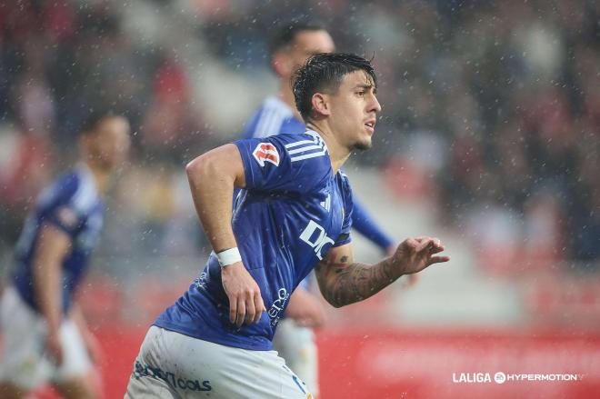 Santi Colombatto, en el Real Oviedo (Foto: LALIGA).