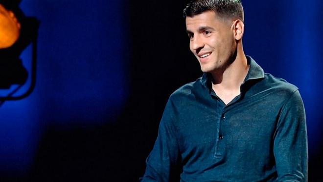 Álvaro Morata se abre en su entrevista para Movistar sobre la salud mental (captura: Movistar).