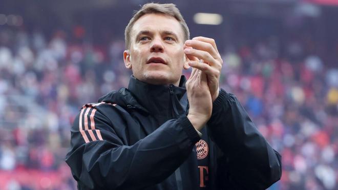 Manuel Neuer después de un partido del Bayern (Cordon Press)