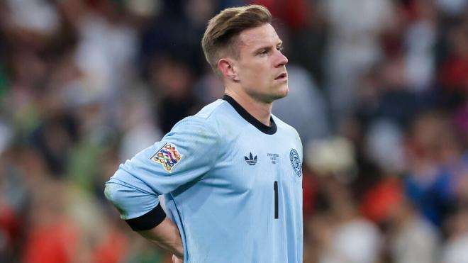 Ter Stegen jugando con la selección alemana (Cordon Press)