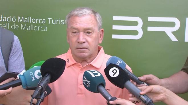 Javier Clemente en Pula Golf.