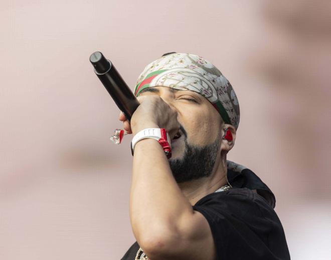 French Montana, durante un concierto (Foto: Cordon Press)