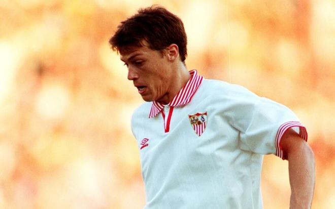 Matías Almeyda, en su etapa como jugador del Sevilla FC (Foto: Cordon Press).