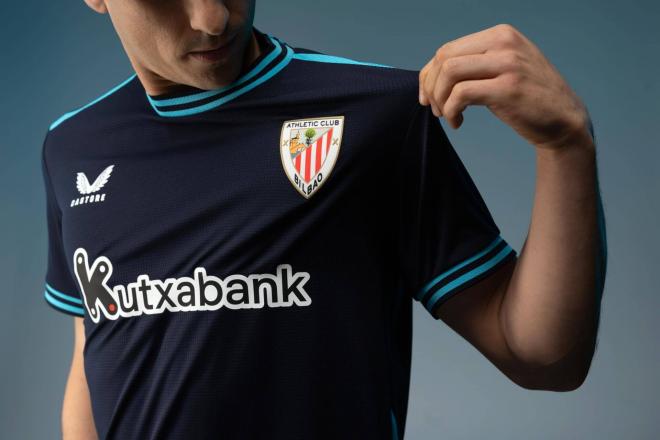 La segunda camiseta del Athletic Club para la temporada 2025-2026 (Foto: Athletic).