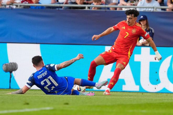 Diego López con la sub 21
