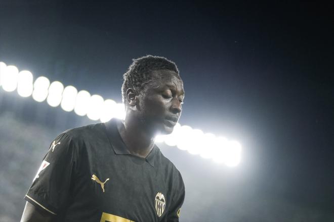 Sadiq Umar, en un partido del Valencia CF (Foto: EuropaPress).