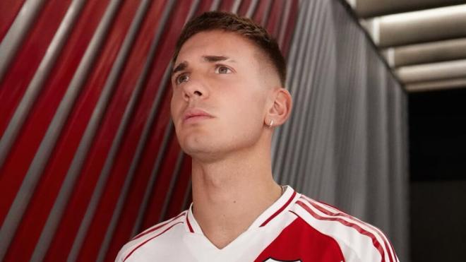 Franco Mastantuono se irá del River Plate al Real Madrid (Cordon Press).