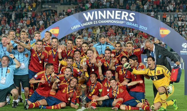 Jugadores del Valencia CF en la sub 21