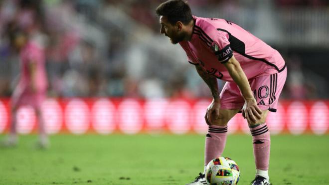 Messi en un partido con el Inter Miami (Cordon Press)