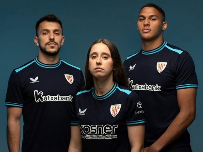 La segunda camiseta del Athletic Club para la temporada 2025-2026 (Foto: Athletic).