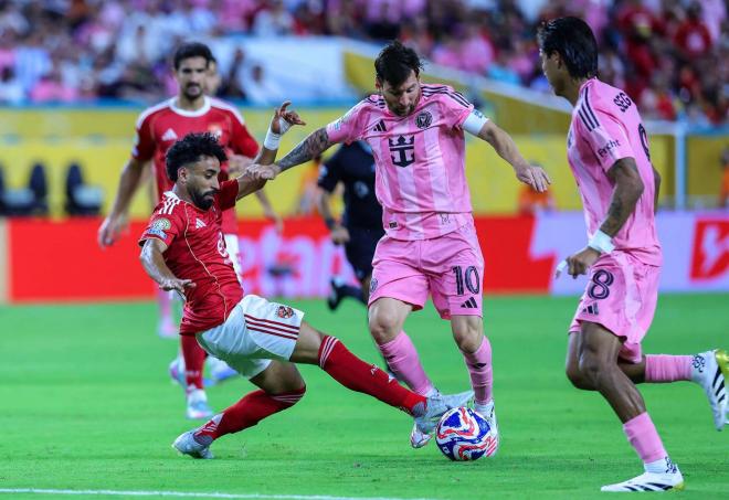 Leo Messi en el Al Alhy - Inter Miami (EFE)
