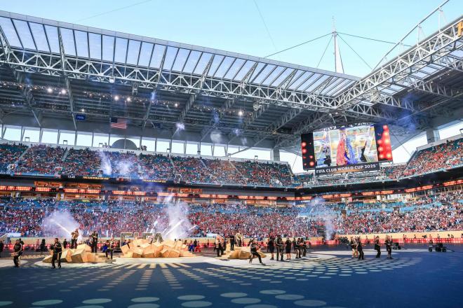 La ceremonia inaugural del Mundial de Clubes (EFE)