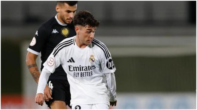 David Jiménez, jugador del Real Madrid Castilla. (Foto: @davidjimenez__2)