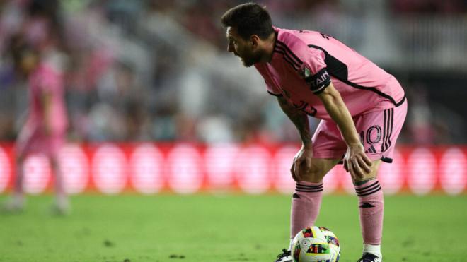 Leo Messi no pudo marcar en el primer partido del Mundial de Clubes (foto: Cordon Press).