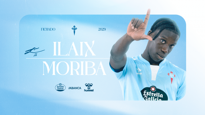 Ilaix Moriba, nuevo jugador del Celta (Foto: RC Celta).