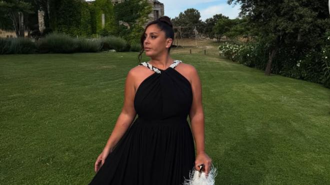Anabel Pantoja en la boda de Susana Bicho (Instagram: @anabelpantoja00)