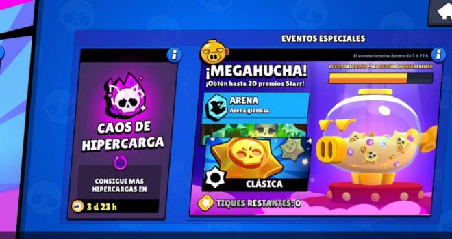 Tras la Megahucha, iba a volver un nuevo Caos de Hipercarga a Brawl Stars