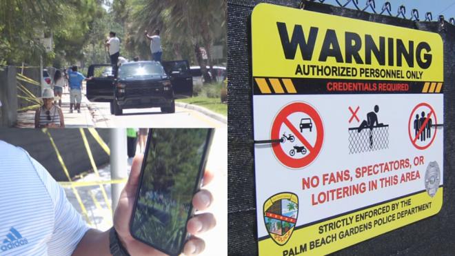 Aficionados del Real Madrid buscan ver el entrenamiento (Foto: ElDesamrque)