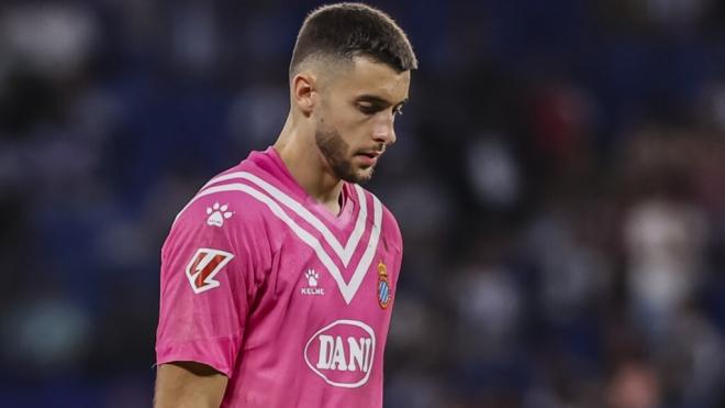 Joan García en un partido con el RCD Espanyol (Foto: Europa Press)