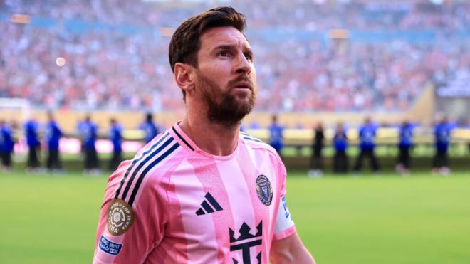 Leo Messi en el partido inaugural del Mundial de Clubes 2025 (Foto: EFE)