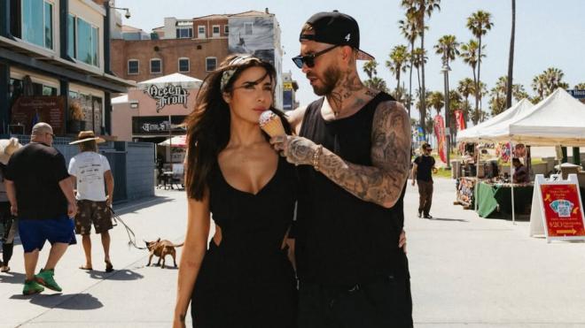 Sergio Ramos y Pilar Rubio en Los Ángeles (Instagram: @sergioramos)